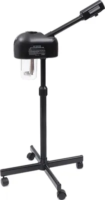 Zdjęcie produktu dla Parownica do głębokiej pielęgnacji twarzy o mocy 750 W, obracana o 360°, z panelem sterowania LCD do domowego salonu Black