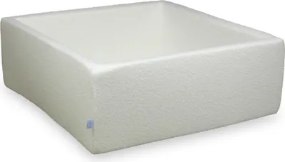 Image de Piscine à balles 110x110x40 Boucle Blanc - Sans balles / Sans balles