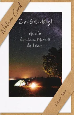 Produktbild von BSB 69-1042-2 Geburtstagskarte Nature Card - inkl. Umschlag