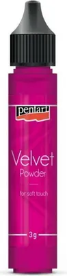 Zdjęcie produktu dla Proszek aksamitny Velvet powder 30ml róż / pink - Pentart