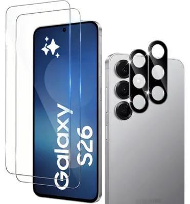 Produktbild von 2X Schutzglas für Samsung Galaxy S26 Display Kamera Panzerfolie Hartglas Full Screen