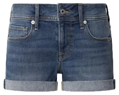 Produktbild von Pepe Jeans Damen Relaxed Mw Siouxie Shorts, Blau (Denim-ux6), 27W