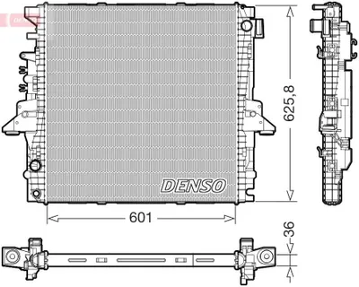 Produktbild von DENSO DRM14004 Kühler Wasserkühler Motorkühler für LAND ROVER Range Rover Sport (L320) Discovery IV (L319)
