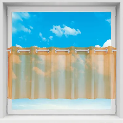Produktbild von Bistrogardine Noella mit Ösen, Größe: 160x60, Farbe: Orange