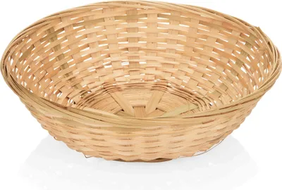 Produktbild von Tischkorb / Brotkorb rund beige Holz Ø 20 cm