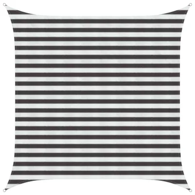 Obrázek produktu pro vidaXL Sluneční plachta, antracitová a bílá, 2,5 x 2,5 m, HDPE