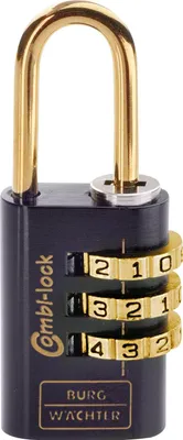 Produktbild von Burg Wächter Zahlenschloss Combi Lock 88 30 F 12.0 x 27.0 mm - 1 Stück