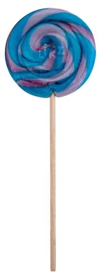 Produktbild von Holland Foodz Spiraal Lolly Rosa/Blau 17x80g – Bunte Spiral-Lutscher, 17 Stück