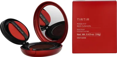 Imagen del producto de #51N Máscara facial "Tirtir" con base de maquillaje compacta "Fit" en tono rojo, con protección solar SPF40