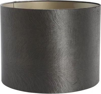 Produktbild von Light & Living - lampenschirm - Lubis - grau - textil - Ø 20cm - E27 - 2220548
