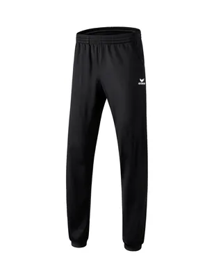 Produktbild von Erima Polyester Trainingshose mit Bündchen schwarz