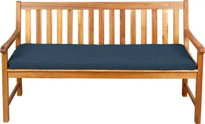 Obrázok produktu pre Sedací vankúš na lavičku, záhradné hojdačky, sedadlo, hladký. FK5 (170x60x5, námornícka modrá)