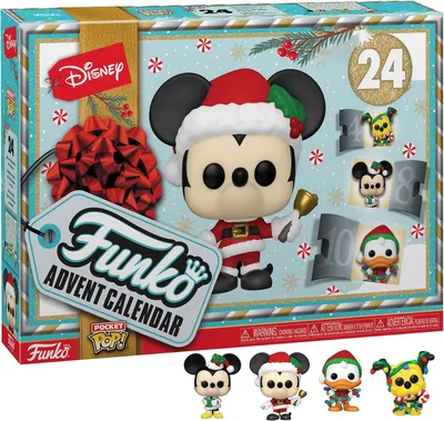 Produktbild von Disney Adventskalender – Klassische Disney-Figuren – 24 Vinyl-Minifiguren – Edition 2022