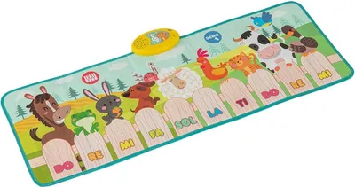 Immagine prodotto di Tappetino per pianoforte per bambini con 10 suoni di animali e 10 canzoni