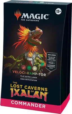 A product box for a Magic: The Gathering Commander deck.