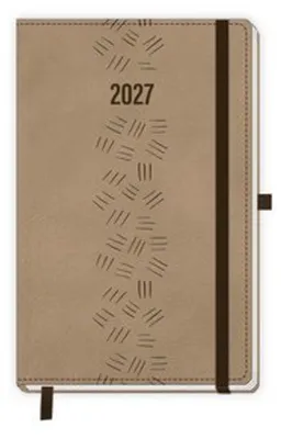 Produktbild von TRÖTSCH - Taschenkalender A6 Soft Touch Premium Sand 2027