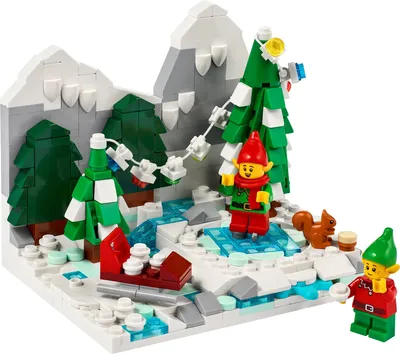 Produktbild von LEGO® 40564 Weihnachtselfen-Szene