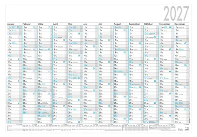 Produktbild von Plakatkalender 12 Mon 1 Stk. gerollt 2027