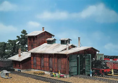 Produktbild von Faller 120161 - 1/87 / H0 Lokschuppen, 2-Ständig - Neu