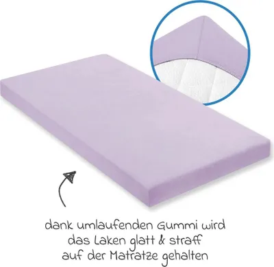 Produktbild von Julius Zöllner Spannbetttuch für Kinderbett 60 x 120