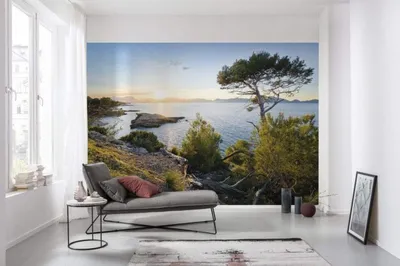 Immagine prodotto di Carta da parati in tessuto non tessuto Komar "Luce del Sud" - dimensioni: 400 x 280 cm (larghezza x altezza) - 8 pannelli