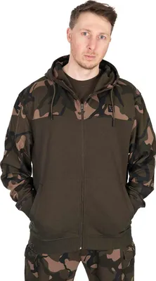 Obrázok produktu pre Fox LW Khaki / Camo Split Zip Hoody 2XL