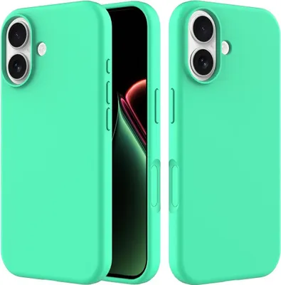 Produktbild von iPhone 17 Hülle - Coverup Liquid Colour Back Cover - Mint Green