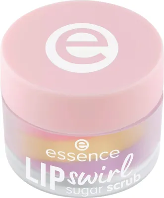 Obrázok produktu pre Essence LIP swirl sugar scrub, Čistenie pier, Bezfarebný, Ženy, Zmäkčovadlo, Nádoba, Glutén, Paraben