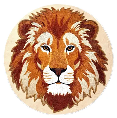 Image de Solidchoice - Tapis rond pour enfants, diamètre 120 cm, idéal pour le salon
