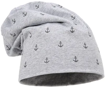 Produktbild von Leoberg Uni Beanie Mütze Damen Herren - Leichte Kopfbedeckung in Grau-158078