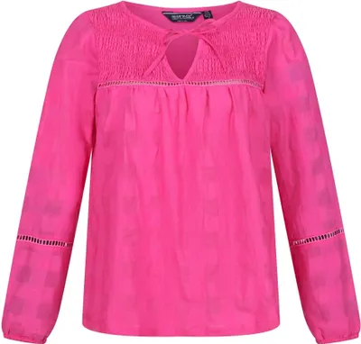 Produktbild von Regatta - "Calluna" Bluse für Damen Langärmlig RG7469 (42 DE) (Pink Fusion)