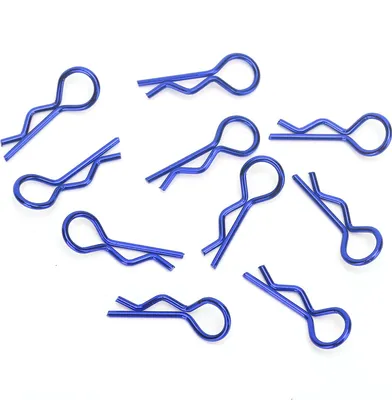 Produktbild von 10St. RC Car Shell Clip RShape Metall Body Clips Pins für 1/5 1/6 1/8 1/10 RC Car (Bleu ) Bleu