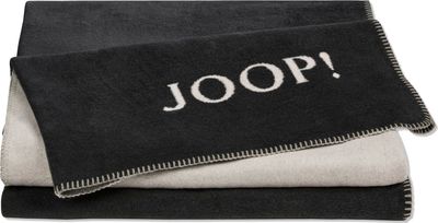 Joop Tagesdecke Kuscheldecke 150 x 200 cm Zierstich UDF Anthrazit-Ash