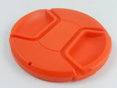 Produktbild von vhbw Universal Objektivdeckel 77 mm für Kamera - Kunststoff Rot, mit Innengriff