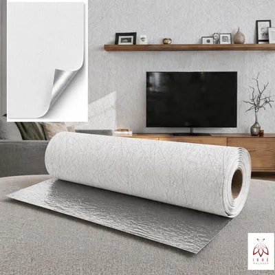 Produktbild von SXP Flexible Stein Selbstklebende 3D Wandpaneelen Weißer Zyk Zak Optik Wandverkleidung - Paneelen in Rolle 60x300 cm Wärmedämmend (WB-9001)