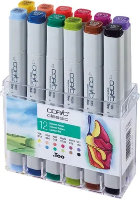Obrázek produktu pro Copic Classic Fixy Summer Colours 12 ks