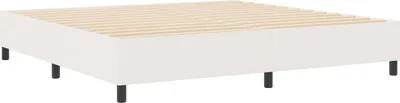 Produktbild von vidaXL Plattformbettgestell Creme 200 x 200 cm Cordstoff