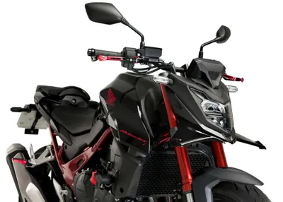 Image de PUIG 21519N Spoiler avant nu pour HONDA CB750 HORNET Noir