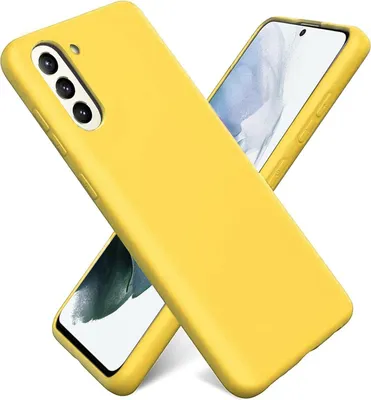 Produktbild von Conie TPU Schutzhülle für Samsung Galaxy A13 5G / A04s Tasche Case Cover Bumper Silikon Mikrofaser Inlay Hülle in Gelb matt