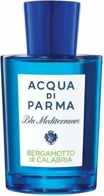 Zdjęcie produktu dla Acqua di Parma Blu Mediterraneo Bergamotto di Calabria, Mężczyźni, Letnie, 75 ml, Butelka jednorazowa, Bergamotka, Żywica benzoesowa, Cedr, Piżmo, Wetiwer