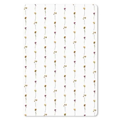 Obrázok produktu pre Podložka pod myš - Kvety - Pastelové - Vzory - 40x60cm - Rohožka pod myš