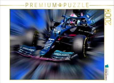 Produktbild von CALVENDO Puzzle Sebastian Vettel - Germany 2000 Teile Puzzle quer | 2000 Teile Lege-Größe 90x67cm Foto-Puzzle für glückliche Stunden