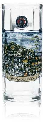 Produktbild von Paulaner Bierkrug Glas 0,5l Kontur Humpen Seidel  2000 Edition Gläser