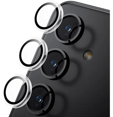 Immagine prodotto di Pellicola protettiva per fotocamera di Samsung Galaxy S24 5G, durezza 9H, resistente ai graffi, senza bolle, vetro metallico HD