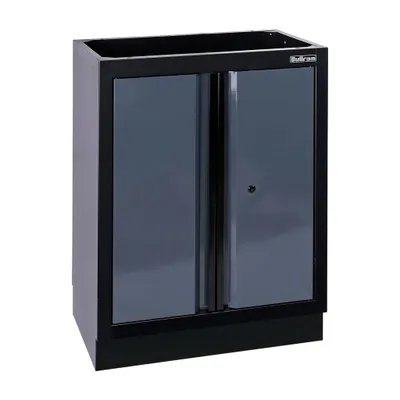 Zdjęcie produktu dla Szafka dolna z 2 drzwiami, wymiary: 680 x 458 x 911 mm, waga: 60 kg. Szafka do warsztatu, do montażu na ścianie warsztatowej