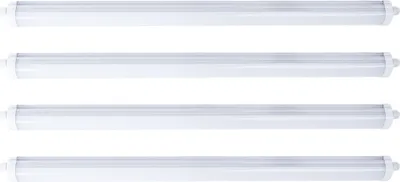 Produktbild von 4er Set LED Wannenleuchte, 4320  Lumen, neutralweiß, L 120 cm