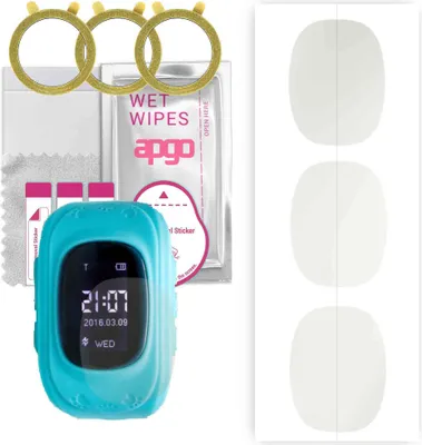 Produktbild von apgo 3 Stück Schutzfolie, Matt, kompatibel mit Garett Kids1 Smartwatch, Hydrogel Displayschutzfolie mit Positionierhilfe, Displayfolie, robust und kratzfest