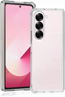 Zdjęcie produktu dla Etui Agedate Samsung Z Fold 6 Przezroczyste silikon slim Ochronne Obudowa