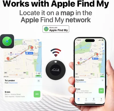 Immagine prodotto di Lifemate - Life Tag - Apple Find My / Dove si trova? Tracker - Alternativa ad Airtag - Trova chiavi / Etichetta per valigia - Tracker Bluetooth - Confezione da 4