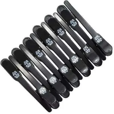 Produktbild von RONNEY Professional Carbon Haar Clips - 072- schwarz